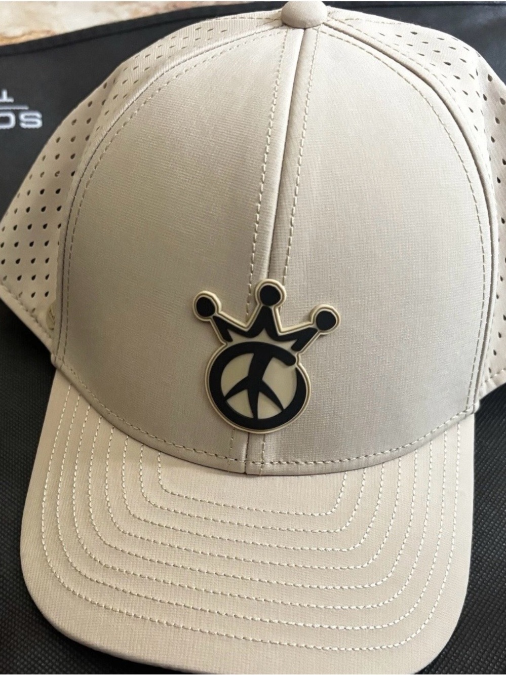 NWT Scotty Cameron Gallery MELIN A-Game Hydro Peace Crown Golf Hat Khaki